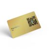 NFC Digital Business Card | Gold Brushed PVC Card